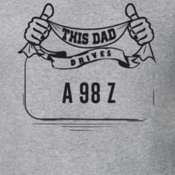 This Dad Drives A 98 Z Father's Day T Shirt
