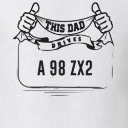 This Dad Drives A 98 Zx2 Father's Day T Shirt