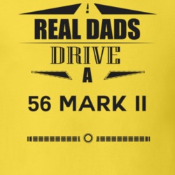 Real Dads Drive A 56 Mark Ii Father's Day T Shirt