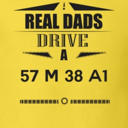 Real Dads Drive A 57 M 38 A1 Father's Day T Shirt