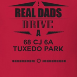 Real Dads Drive A 68 Cj 6A Tuxedo Park Father's Day T Shirt