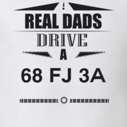 Real Dads Drive A 68 Fj 3A Father's Day T Shirt