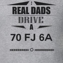 Real Dads Drive A 70 Fj 6A Father's Day T Shirt