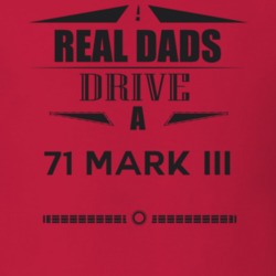 Real Dads Drive A 71 Mark Iii Father's Day T Shirt