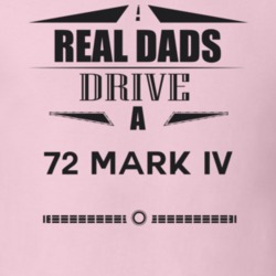 Real Dads Drive A 72 Mark Iv Father's Day T Shirt