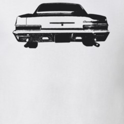 1966 Impala Rear View Light Color T Shirt