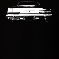 1966 Impala Rear View Dark Color T Shirt