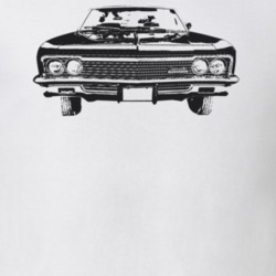 1966 Impala Grill View Light Color T Shirt