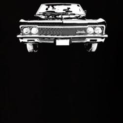 1966 Impala Grill View Dark Color T Shirt