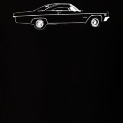 1966 Impala Side View Dark Color T Shirt