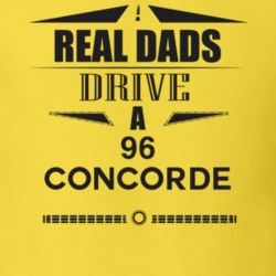 Real Dads Drive A 96 Concorde Father's Day T Shirt