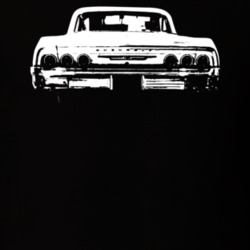 1964 Impala Rear View Dark Color T Shirt