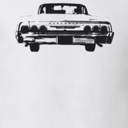 1964 Impala Rear View Light Color T Shirt