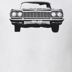 1964 Impala Grill View  Light Color T Shirt
