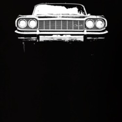 1964 Impala Grill View With Dark Color T Shirt