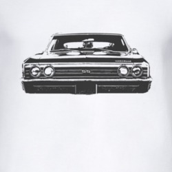 1967 CHEVELLE Grill Black Graphic T Shirt