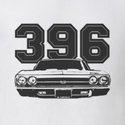 1969_CHEVELLE_Grill_Black Graphic_Engine Size T Shirt