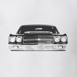 1970 CHEVELLE Grill Black Graphic T Shirt
