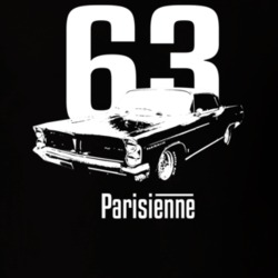 1963 Parisienne With Year And Model Dark Color T Shirt