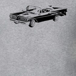 1959 Bonneville Side View Light Color T Shirt