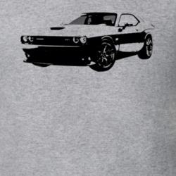 2015 Challenger SRT Side View Light Color T Shirt