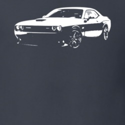 2015 Challenger SRT Side View Dark T Shirt