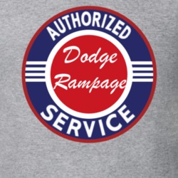 Authorized Service Rampage Faded Look Garage Sign T Shirt