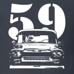 1959 Apache Grill View With Year Dark T Shirt
