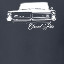 1964 Grand Prix Grill View With Model Dark T Shirt