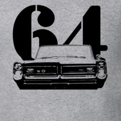 1964 Grand Prix Grill View With Year Light Color Shirt