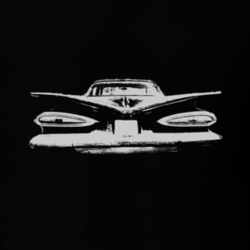 1959 CHEVY BEL AIR Rear White Graphic T Shirt