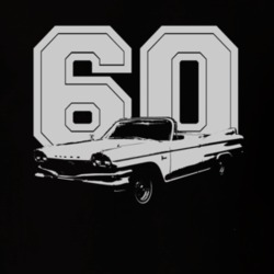 1960 DODGE POLARA Side White Graphic Year T Shirt