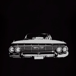 1961 CHEVY BEL AIR Grill White Graphic T Shirt