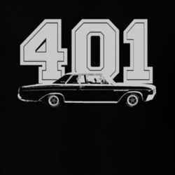 1965 BUICK SKYLARK Side White Graphic Side Engine Size T Shirt
