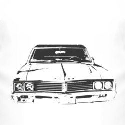 1967 BUICK SKYLARK Grill Black Graphic T Shirt