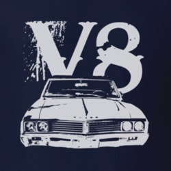 1967 BUICK SKYLARK Grill White Graphic V8 T Shirt