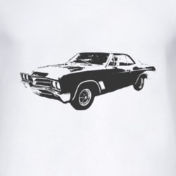 1967 BUICK SKYLARK Side Black Graphic T Shirt