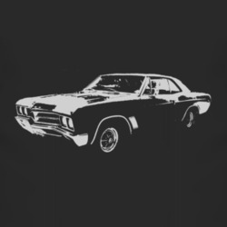 1967 BUICK SKYLARK Side White Graphic T Shirt