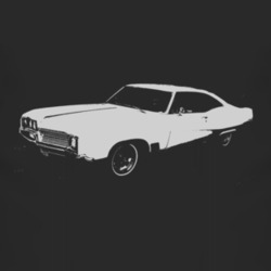 1967 BUICK WILDCAT Side White Graphic T Shirt