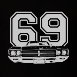 1969 BUICK SKYLARK Grill White Graphic Year T Shirt