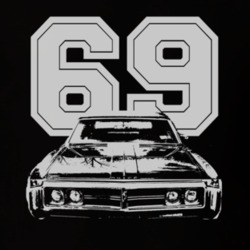 1969 BUICK WILDCAT Grill White Graphi Year T Shirt