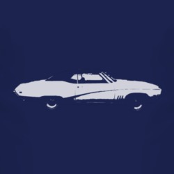 1969 BUICK SKYLARK Side White Graphic T Shirt
