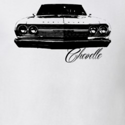 1964 Chevelle Grill View White T Shirt