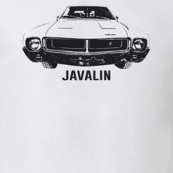 1969 Javalin Grill View With Model Light Color T Shirt