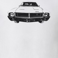 1969 Javalin Grill View Light Color T Shirt