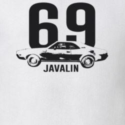 1969 Javalin Side View With Year And Model Light Color T Shirt