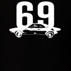 1969 Javalin Side View With Year Dark Color T Shirt