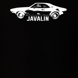 1969 Javalin Side View With Model Dark Color T Shirt