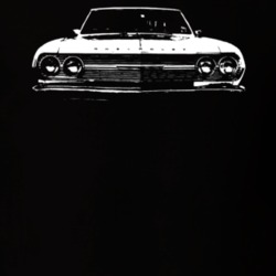 1965 Chevelle Grill View Dark T Shirt