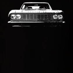 1964 Chevelle Grill View Dark T Shirt